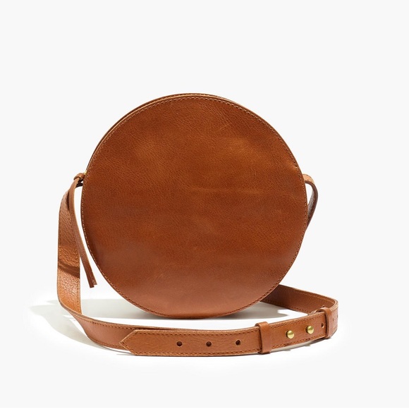 Madewell Handbags - Madewell Circle Crossbody Bag in Leather